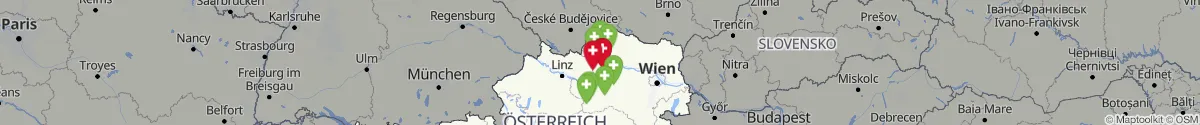 Map view for Pharmacies emergency services nearby Arbesbach (Zwettl, Niederösterreich)
